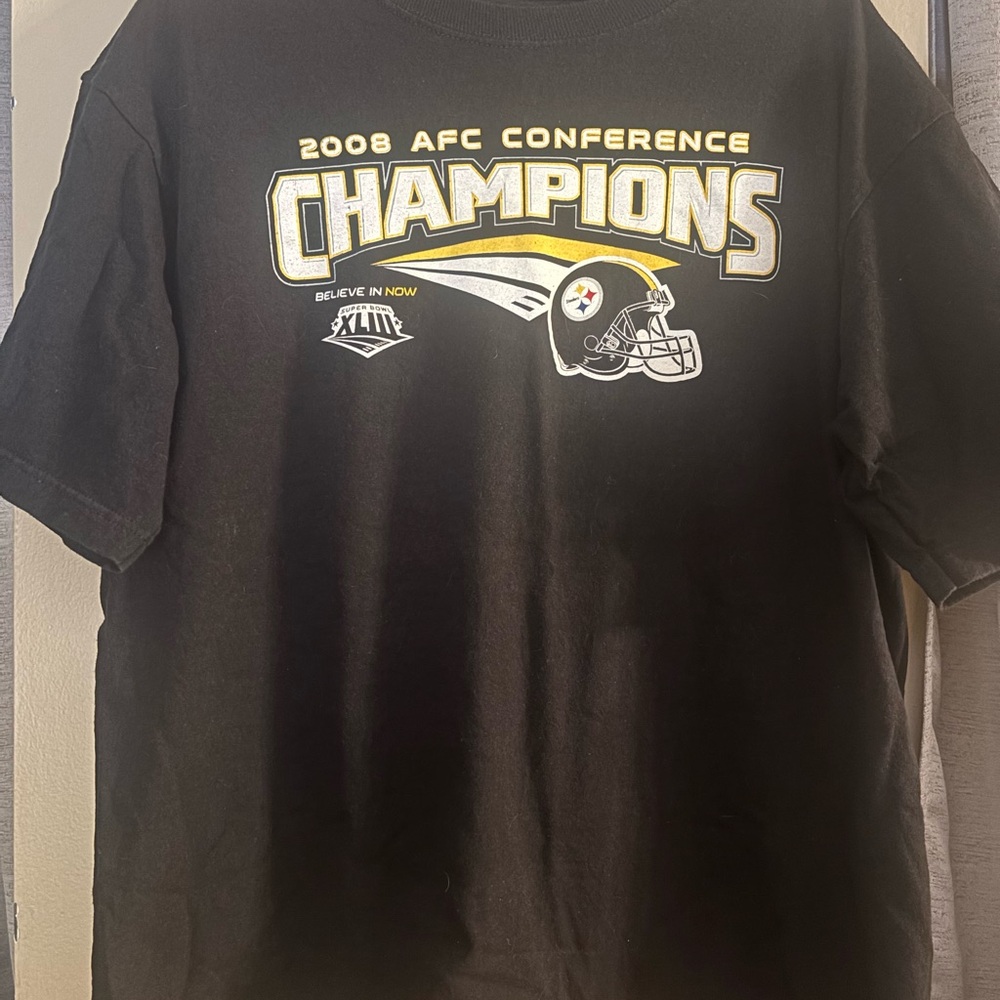 2008 AFC Conference Champions Black T-Shirt
